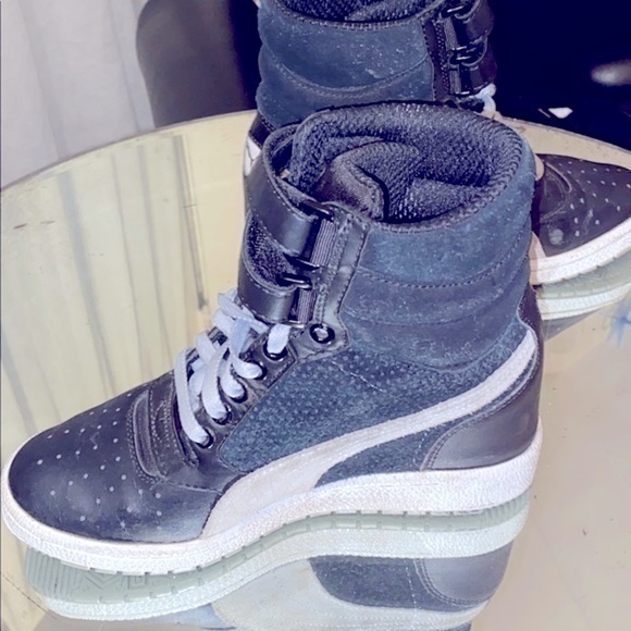 Puma wedge high tops black/grey - Picture 3 of 7